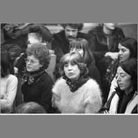 Marie-Odile Delacour, Germaine Aziz, Annie Barberot, 23 février 1981, réunion dernier numéro ( © Photo Christian Poulin - 0311)
