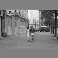 Françoise Fillinger, Gérard Dupuy, 1976, rue de Lorraine ( © Photo Christian Poulin - 0412)