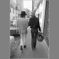 Jean-Paul Géné, Béatrice Vallaeys, 02 octobre 1977, rue de Lorraine ( © Photo Christian Poulin - 0452)