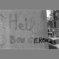 Graphitis, 07 novembre 1978, rue de Lorraine ( © Photo Christian Poulin - 0503)