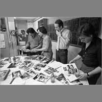 Louis Mesplé, Jean-Marcel Bouguereau, Antonio Bellavita, René-Pierre Boullu, 15 avril 1980, rue de Lorraine ( © Photo Christian Poulin - 0674)