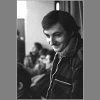 Christian Poulin, 21 février 1981, arrêt du journal ( © Photo DR - 0811)