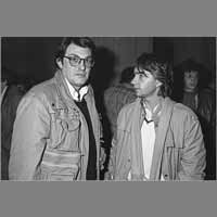 Serge July, Christian Caujolle, 21 février 1981, arrêt du journal ( © Photo Christian Poulin - 0988)