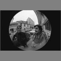 Serge July, Christian Poulin, juillet 1980, rue de Lorraine ( © Photo DR - 1014)