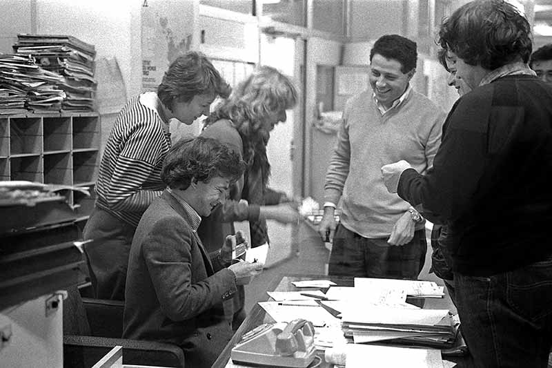 Jean-Marcel Bouguereau, Dominique Lampereur, Annette Lévy-Willard, Érci Hassan - © Christian Poulin - Libération