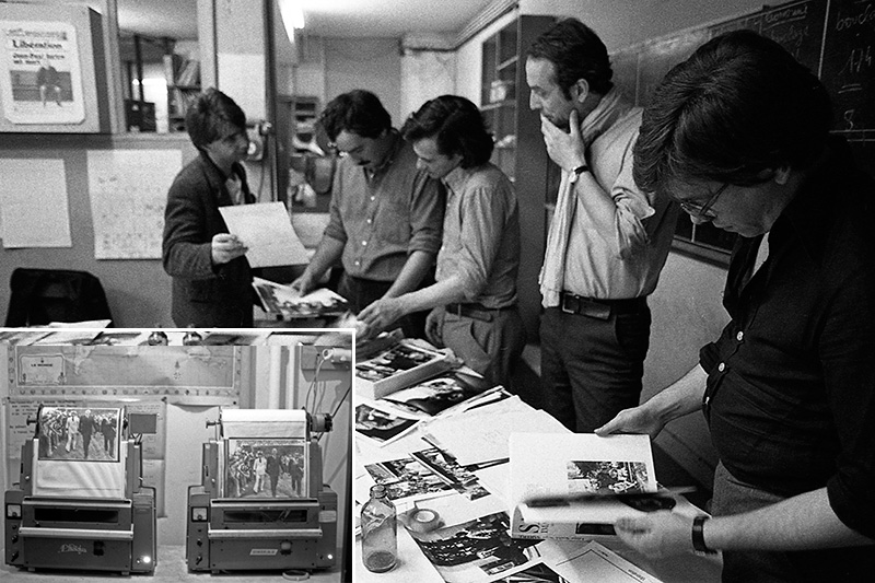 Christian Caujolle, Louis Mesplé, Jean-Marcel Bouguereau, Antonio Bellavita, René-Pierre Boullu - © Christian Poulin - Libération